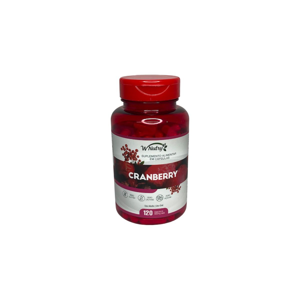 Suplemento Cranberry 120 Cápsulas Saúde Urinária Antioxidante