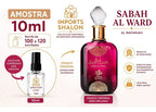 Sabah Al Ward 10ml Perfume Feminino Elegância Árabe