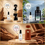 3 Mini Perfume 10ml His Confession Salvo Liquid Brun