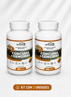 2 Suplementos Cúrcuma + Gengibre Wnutry 2x120 Caps Poder Natural