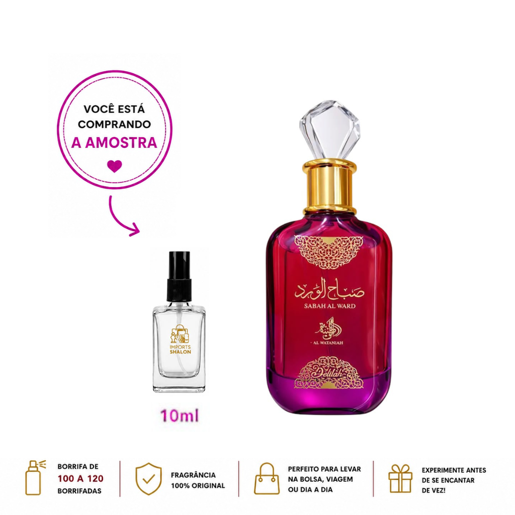Kit 3 Mini Perfumes 10ml Yara Sabah Delilah Fakhar