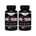 2 Suplementos Pré-Treino Extreme Fórmula Premium Alta Potência 2x120 Caps