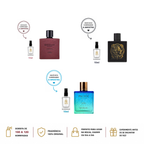 Kit 3 Mini Perfumes 10ml Cordova Lion Pacific