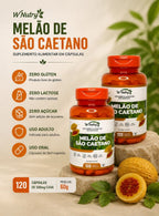 Kit De 2 Suplementos Melão De São Caetano 2x120 Cápsulas