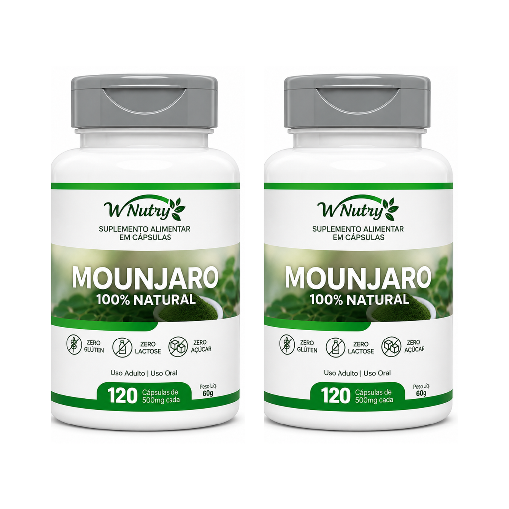 Kit De 2 Mounjaro Natural 2x120 Cápsulas Fórmula Premium Potente