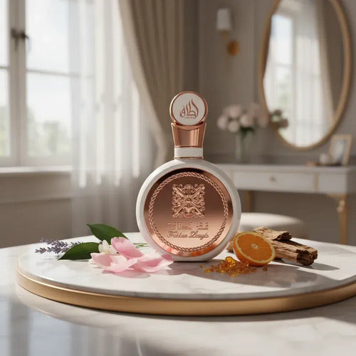Fakhar Rose Lattafa Perfume Feminino 10ml Fixação E Presença