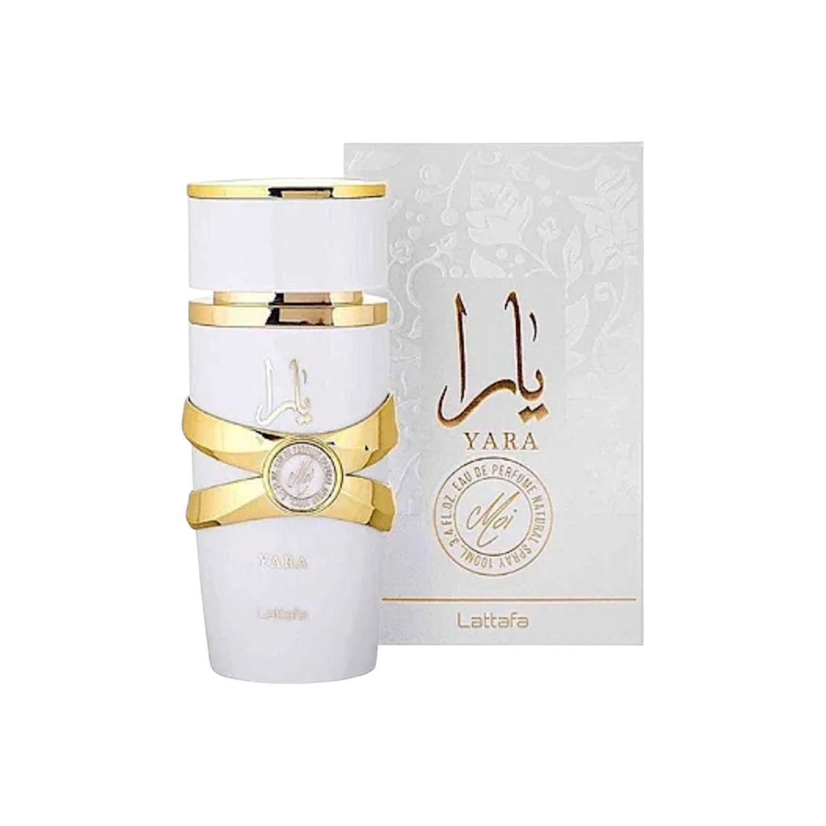 Yara Moi Branco Perfume Árabe Doce Marcante Elegante