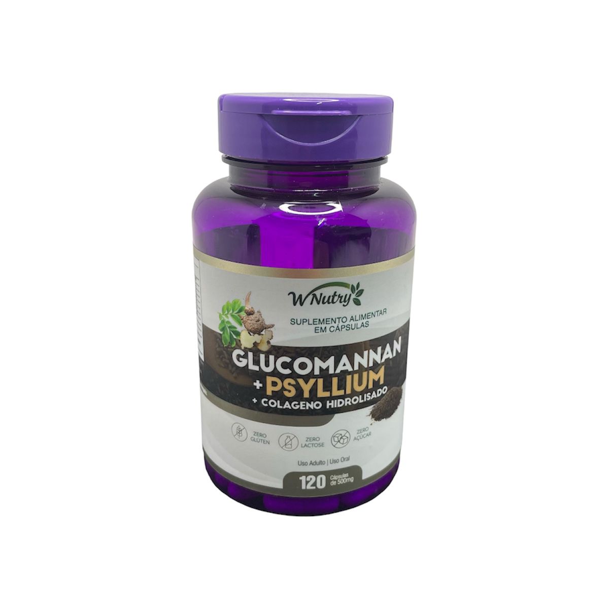 Suplemento Seca Barriga + Psyllium Fórmula Premium Alta Potência 120 Cápsulas