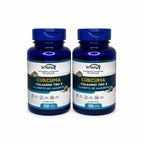 2 Suplementos Cúrcuma Colágeno Tipo-2 Magnésio 2x120 Caps