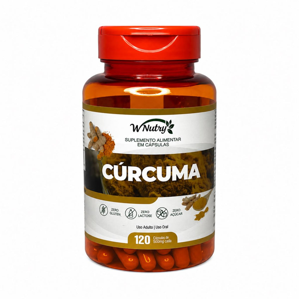 Suplemento Cúrcuma 120 Cápsulas Wnutry Antioxidante Natural