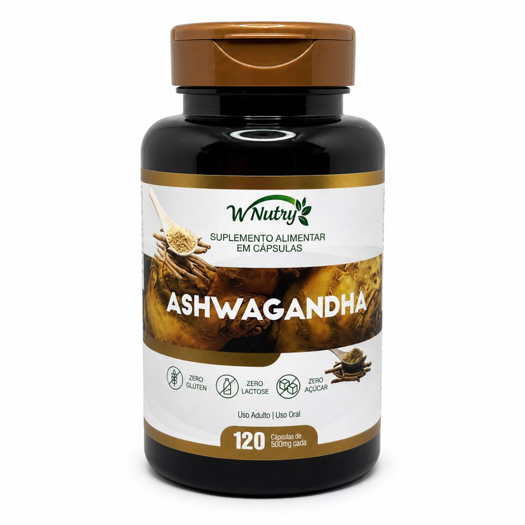 Suplemento Ashwagandha Fórmula Extrema Alta Potência 120 Caps