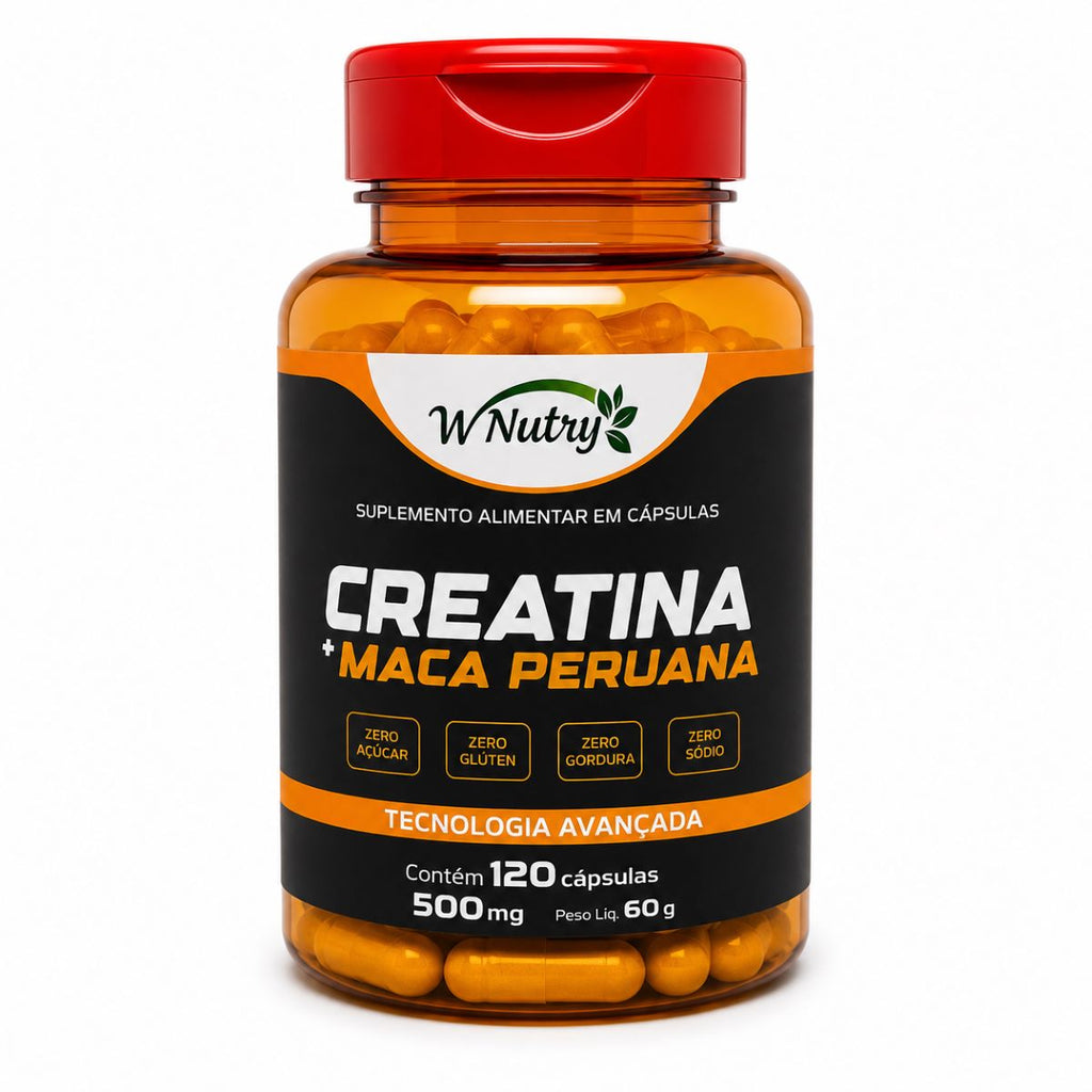Suplemento Creatina + Maca Peruana Força Energia E Performance