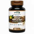 Suplemento Super Triplo Max Fórmula Extrema Alta Potência 120 Caps