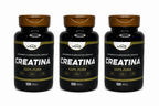 3 Suplementos Creatina  3x120 Cáps Monohidratada 100% Pura