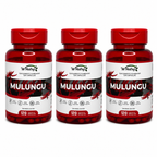 3 Suplementos Mulungu 120 Cápsulas Relaxamento Natural
