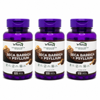 Kit de 3 Suplementos Seca Barriga + Psyllium Alta Potência 120 Caps