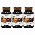 3 Suplementos Cúrcuma + Pimenta Preta + Vitamina C 3x120 Caps