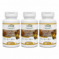 Kit De 3 Suplementos Própolis Verde Cúrcuma Gengibre Vitamina C 120 Caps