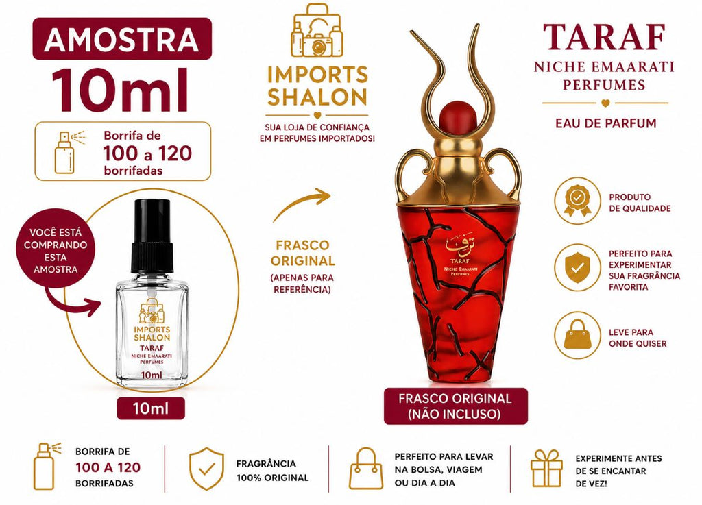 Taraf Red 10ml Luxo Intenso de Presença Magnífica