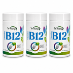 3 Suplementos Vitamina B12 Wnutry 3x60 Cápsulas Alta Potência