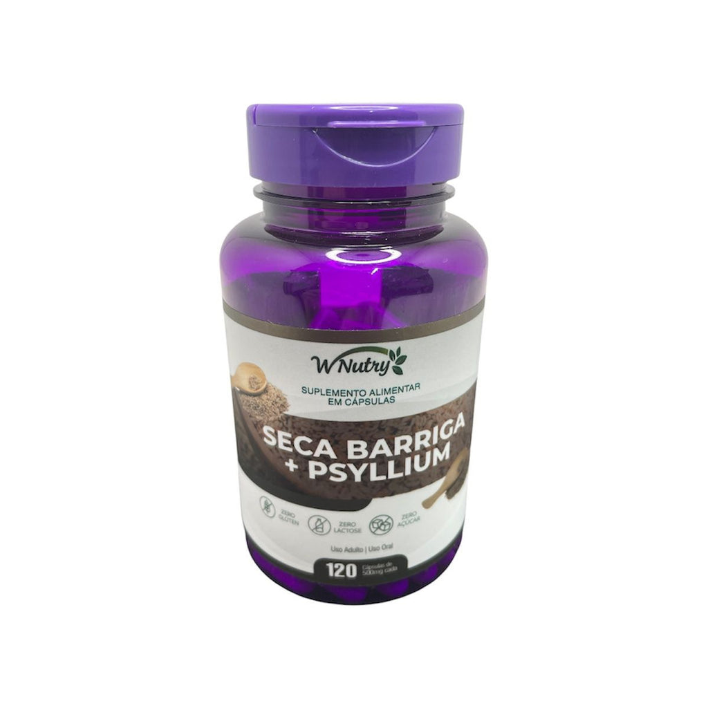 Suplemento Seca Barriga + Psyllium Fórmula Premium Alta Potência 120 Caps