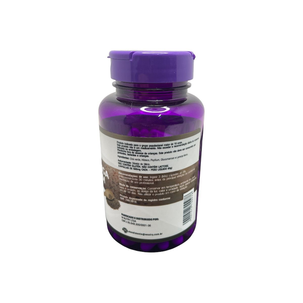 Suplemento Seca Barriga + Psyllium Fórmula Premium Alta Potência 120 Caps