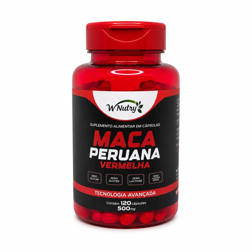 Suplemento Maca Peruana Vermelha Energia E Vitalidade Premium