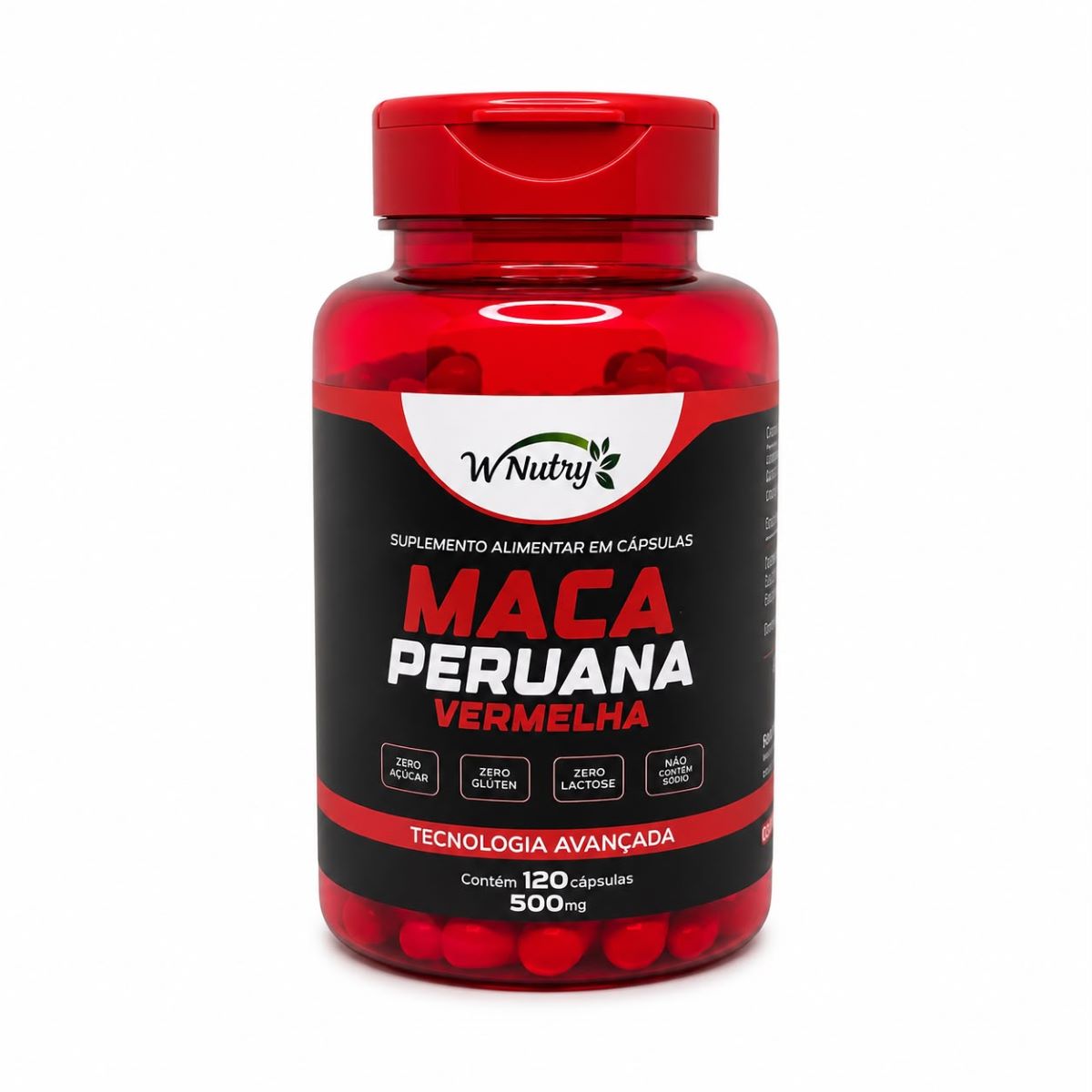 Suplemento Maca Peruana Vermelha Energia E Vitalidade Premium