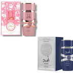 Kit Casal Asad Zanzibar + Yara Elixir Perfumes Árabes Luxo