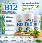 3 Suplementos Vitamina B12 Wnutry 3x60 Cápsulas Alta Potência