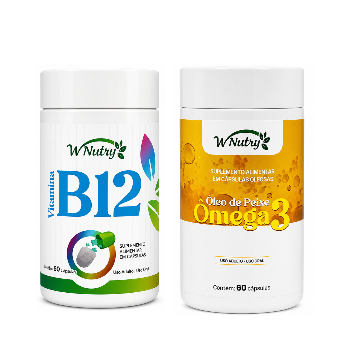 Kit Energia e Disposição Vitamina B12 + Ômega 3