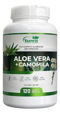Suplemento Aloe Vera + Camomila 120 Caps Ysawit Natural