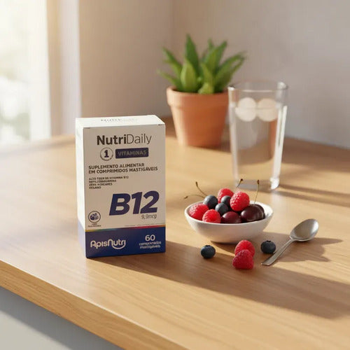 B12 Nutridaily Vitamina Energia Imunidade 60 Comprimidos