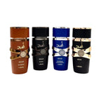 Kit Asad Collection 4 Perfumes 25ml Zanzibar Black Elixir Bourbon Intenso Luxo