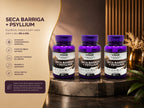 Kit de 3 Suplementos Seca Barriga + Psyllium Alta Potência 120 Caps