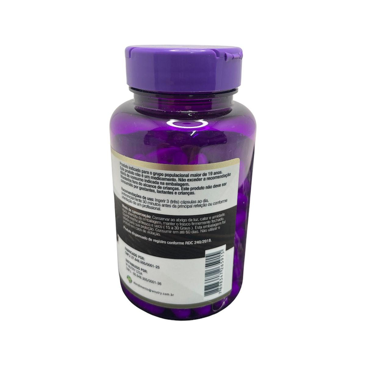 Suplemento Seca Barriga + Psyllium Fórmula Premium Alta Potência 120 Cápsulas