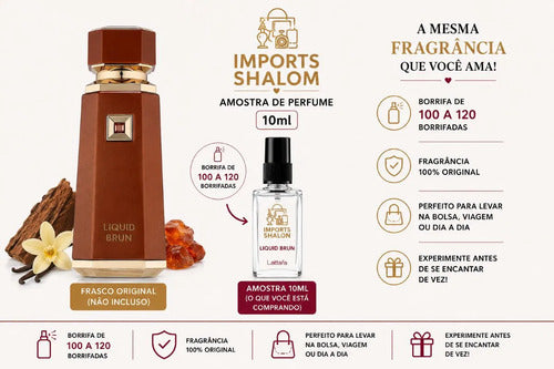Perfume Liquid Brun 10ml Impacto Desde A Primeira Nota