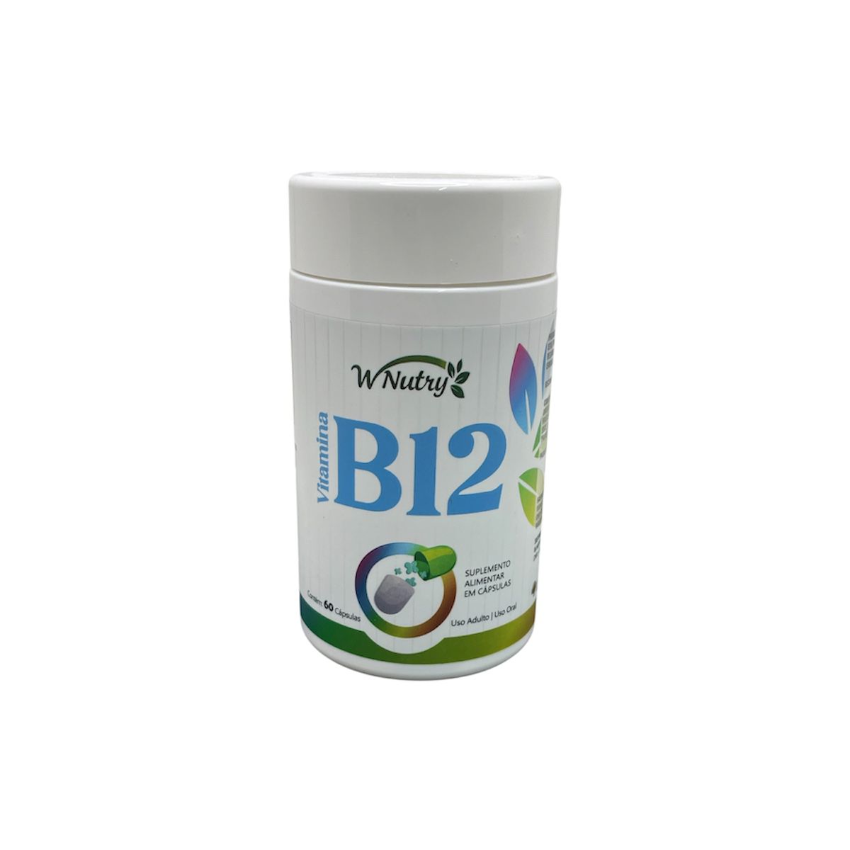 Vitamina B12 Wnutry 60 Cápsulas Alta Potência Premium
