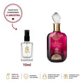 Sabah Al Ward 10ml Perfume Feminino Elegância Árabe