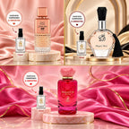 Kit 3 Mini Perfumes 10ml Rose Seduction Shagaf Papillon d'Or