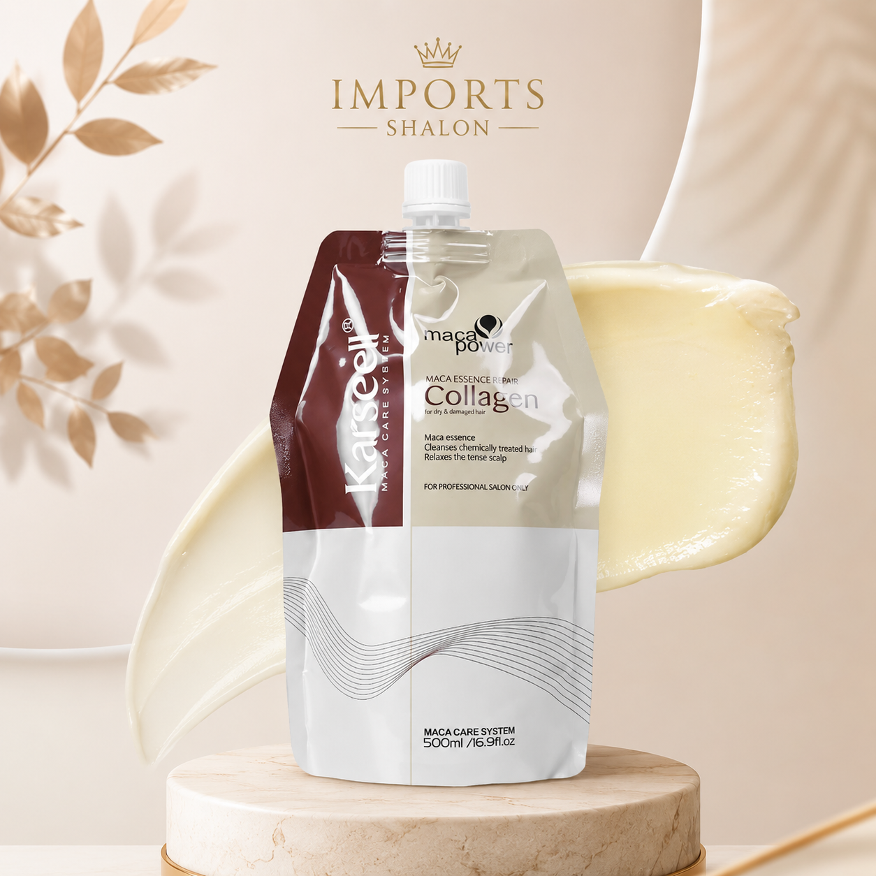 Karseell Collagen 500ml Hidratação Capilar Profissional Plus