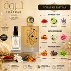 Mini Perfume Tharwah Gold 10ml Aroma Oriental Elegante