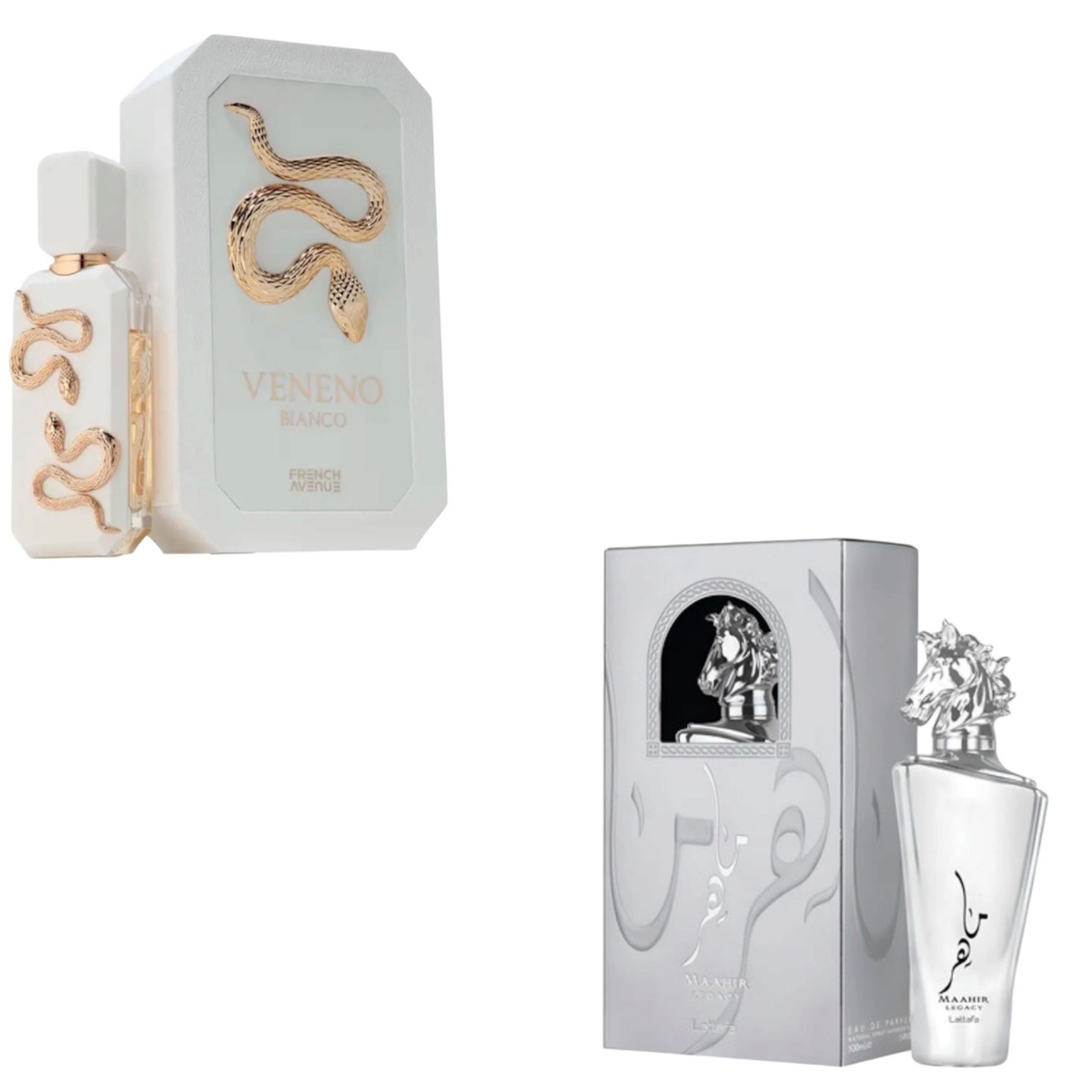 Kit Maahir Legacy + Veneno Bianco Fragrâncias De Presença