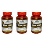 3 Suplementos Cúrcuma 3x120 Cáps Wnutry Antioxidante Natural