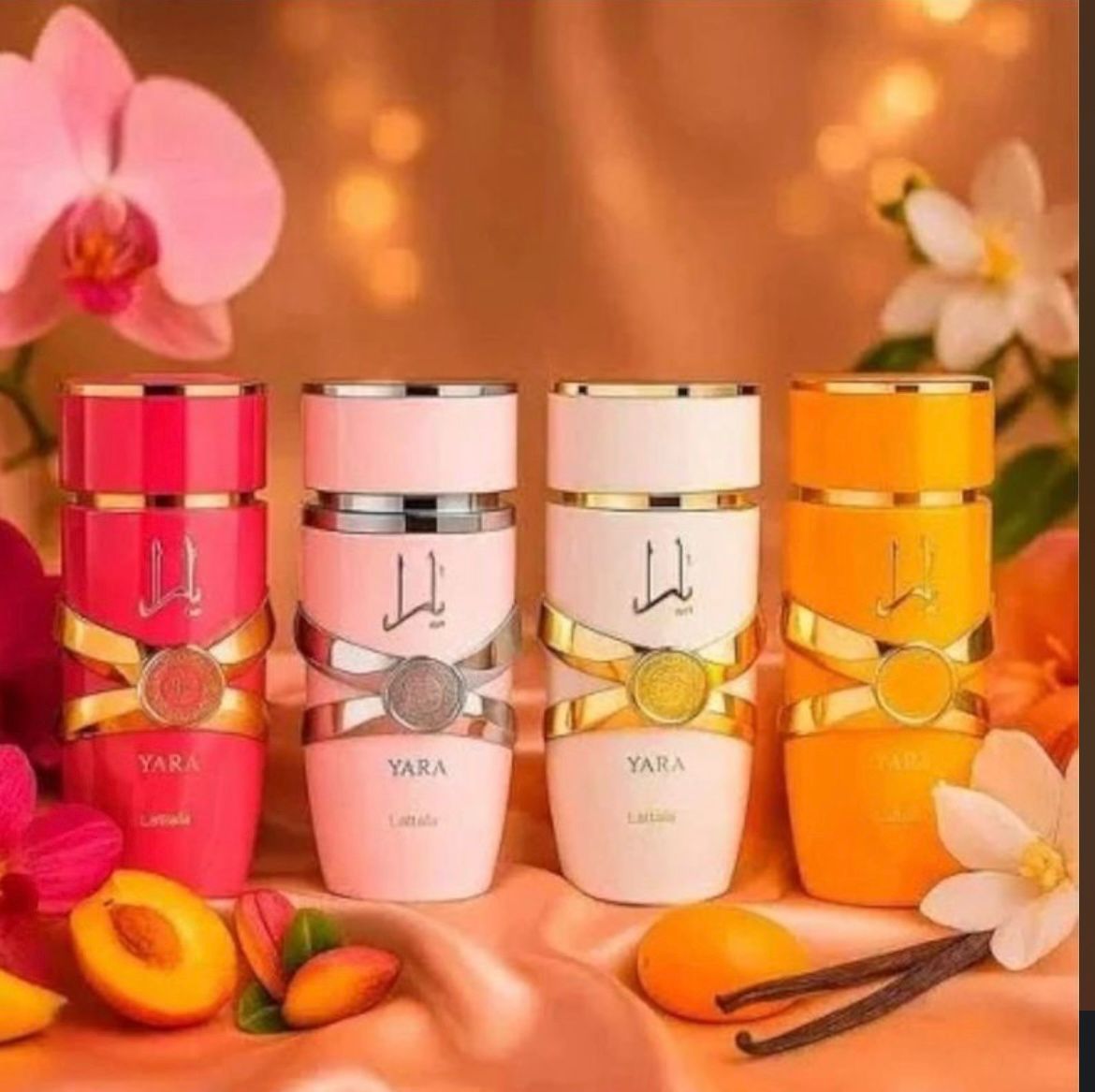 My Yara Collection Lattafa Kit 4 Perfumes Árabes 25ml