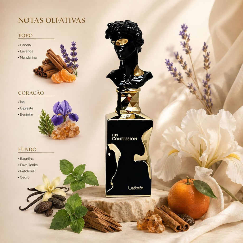 His Confession 100ml Perfume Masculino Intenso Marcante