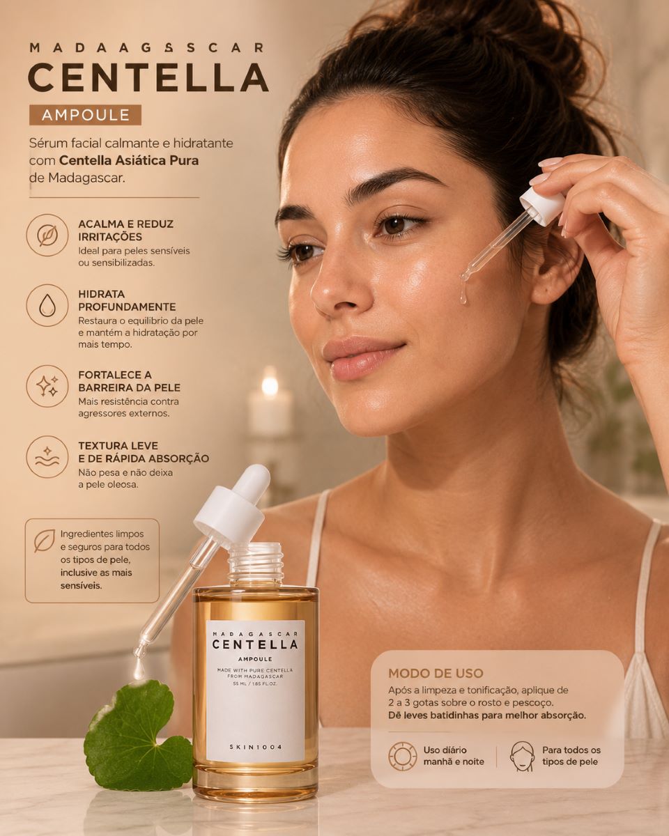Sérum Facial Skin1004 Madagascar Centella Ampoule 55ml