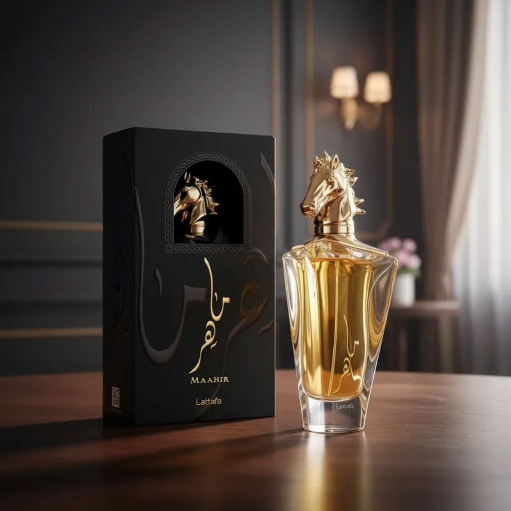 Maahir Lattafa Perfume Árabe Luxuoso Intenso