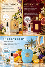 Mini Perfumes 10ml Tharwah Ameerat Opulent Kit 3 Unidades