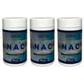 3 Suplementos NAC Acetilcisteína 3x60 Cápsulas Antioxidante Pulmões